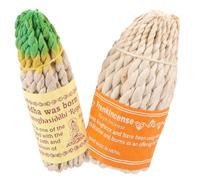 GARVALON 2 pièces Corde Encens Aromatique Naturelle pour et Yoga de Corde Encens Tibétaine Artisanale pour Parfum Ambiance Intérieur et Aromathérapie