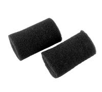 GARVALON 2 Pièces Éponge de Préfiltration, Rouleau 22mm en Coton Noir | Réduit les Bouchons, Prolonge la Durée des Médias, pour Filtres et Alevins de Crevettes Marines