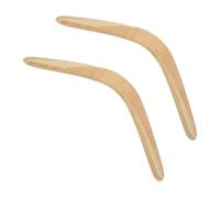 GARVALON 2 pièces Jeu de Disque Volant Bois Extérieur pour Garçon Fille Lanceur Amusant pour Coordination Physique et Loisirs Plein Air