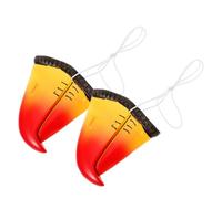 GARVALON 2 Pièces Nez de Perroquet Décoratif en Vinyle, Accessoire Cosplay | Bec D’oiseau Réaliste pour Costume, Accessoire Portable de Spectacle, Adapté Adultes Garçon Fille, Fêtes Anniversaire