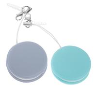 GARVALON 2 pièces Petit Nettoyeur Écran Téléphone Silicone et Plastique Pendant Mobile Pratique Traces et Empreintes Vert et Bleu Nettoyage sans Rayure pour Écran Tactile