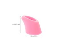 GARVALON 2 pièces Protège Bec Théière Silicone Anti-fuite Lot Housse Protection Bec Verseur Résistante Chaleur Anti-goutte Accessoire Bouilloire Pratique Rose