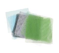 GARVALON 20 Feuilles de Maille Respirante pour Yeux de Masque en Tissu Filet Blanc Noir Bleu et Vert - Accessoires pour Masques en Fourrure Cosplay et Loisirs Créatifs Fursuit