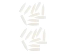 GARVALON 20 Pièces Embouts Souples de Rechange pour Marqueurs de Peinture Acrylique Pointe Nylon Lisse et Facile à Installer pour Artistes et Loisirs Créatifs