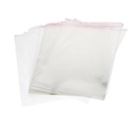 GARVALON 200 Pièces Sachets Auto-adhésifs Opp Transparent pour Conservation Multi-Usage Pochette De Rangement pour Petite Entreprise