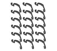 GARVALON 24 pièces Clips de Fixation pour Cage Animaux Connecteurs Robustes pour Bord de Cage Accessoires pour Lapins Hamsters et Petits Animaux Installation Rapide et Sécurisée