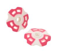 GARVALON 2pcs Paniers à Boue Ronds en Nylon pour Bâtons de Randonnée et Marche, Accessoires Neige Robustes, Compatibles Plupart des Bâtons, pour Sentiers et Sable