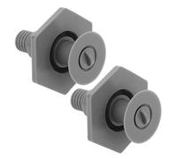 GARVALON 2pièces Bouchon de Vidange Fileté de Rechange Plastique pour Congélateur et Réfrigérateur de Maintenance Rapide pour Système de Vidange