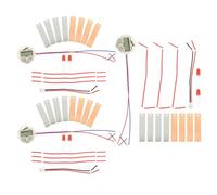 GARVALON 3 Ensembles Kit Scientifique Batterie de Fruits DIY Matériel Métal pour Expérience Éducative Électricité Horloge Pomme de Terre Scientifique pour Étudiants et École