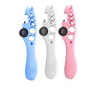 GARVALON 3 pièces Ouvre Ampoule Médical avec Roue Abrasive et Tournevis Métallique Outil de Coupe pour Bouteilles Verre Adapté Soins Infirmiers et Ouverture Facile pour Personnes Âgées