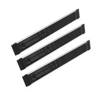 GARVALON 3 Pièces Présentoir à Boissons 3 Pièces Poussoir Aluminium 50mm X 373mm, Organiseur Auto-poussant pour Canettes Soda et Bouteilles, Distributeur Réfrigéré pour Espace Compact