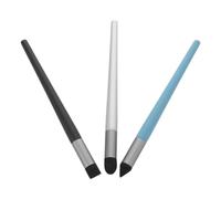 GARVALON 3 pièces Stylo Éponge de Mélange pour Pastels à Huile avec Têtes Biseautée Ronde et Double Biseautée Pinceaux Estompeurs Souples pour Dessin et Croquis