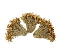 GARVALON 300 pièces Lot de Cordons Dorés pour Téléphone Portable Chinlon Cordon de Suspension Élégant avec Breloques Accessoires Pratiques pour Clés et Bijoux