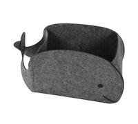 GARVALON 3pièces Panier De Rangement Pour Garçon Fille Forme De Baleine Organisateur Feutre Pour Jouets Et Petits Objets Design Et Décoratif