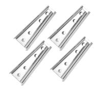 GARVALON 4 Paires Lot Connecteurs Angle Fer pour Canapé Supports Robustes de Fixation Meubles Interlock pour Stabilité Renforcée Résistance Pression Compatibles avec Canapés Sectionnels et