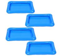 GARVALON 4 pièces Bac Gonflable à Sable et Eau pour Garçon Fille Mini Piscine Interactive de Flottante Extérieur Portable Capacité Spacieuse pour Jeux de Plage et Piscine