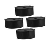 GARVALON 4 pièces Poteaux de Remplacement pour Arbre à Chat Bouchons Plastique Robustes pour Tube de Griffoir Accessoires DIY Faciles à Installer pour Meubles Arbre Chat