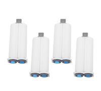 GARVALON 4 pièces Tubes Plastique Résistants pour Colle Ab Rechargeables et Adaptés Construction Automobile et Électronique Organisateur Pratique pour Colle à Deux Composants