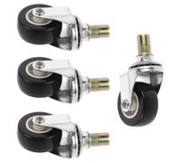 GARVALON 4 Roulettes Universelles pour Radiateur Électrique et Bain D'huile, Support Pivotant Robuste, Roues Silencieuses Remplies D’huile, Accessoires de Remplacement pour Chauffage