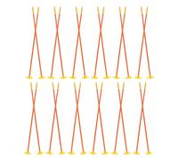 GARVALON 40 Pièces Flèches Ventouses de Remplacement pour Tir à Arc Garçon Fille Flèches Longues Plastique Léger avec Embout Caoutchouc Souple Entraînement Sûr pour Intérieur et Extérieur