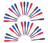 GARVALON 40 pièces Lot de Crayons de Golf Multi-Fonctions pour Notation Écriture Effaçable Usage Sportif et Artistique Accessoires Pratiques pour Compétition et Entraînement