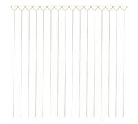 GARVALON 40 Pièces Porte-Cartes Métal Forme de Cœur Support Rigide Doré pour Cartes Floral DIY Clips Memo pour Mariage Centre de Table et Étiquettes de Table