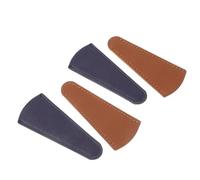 GARVALON 4pcs Étui en Cuir Léger pour Protection des Ciseaux, Fourreau de Protection pour Coupe-ongles et Ciseaux à Sourcils, Accessoires Couture Pratiques