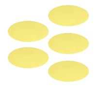 GARVALON 5 Pièces Film pour Lampes LED et Plafonniers Jaune en Pet, Diffuseur à Changement de Couleur, Autocollant pour Adoucir L'intensité Lumineuse, pour Espace de Travail et Salon