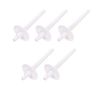 GARVALON 5 pièces Lot de Broches Bobines Plastique pour Machine à Coudre Domestique Accessoires Couture pour Débutants Compatibles Singer et Brother Surface Lisse sans Bavures Rangement