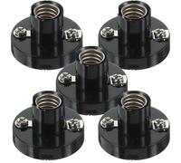 GARVALON 5 pièces Lot de Douilles à Vis Métal pour Ampoules Support Lampe Facile à Installer Base Culot pour Expériences Électriques et Éclairage DIY