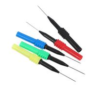 GARVALON 5 pièces Multimeter Detection Probes Set Ultrafine Needle Pin Back Insulation Tester For Automotive Circuit Testing Non-destructive Wire Piercing Tool