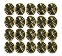GARVALON 50 Pendentifs en Alliage Bronze Forme Labyrinthe, Perles Breloques DIY Création Bijoux, Accessoires pour Bracelets Colliers Boucles D’oreilles, Pack 50 Pièces, Charms Artisanat