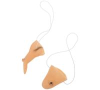 GARVALON 6 Ensembles Witch Nose With Elastic Band Funny Wizard Fake Nose And Chin Costume Accessories For Halloween Cosplay Masquerade Party Adults And