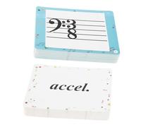 GARVALON 80 Pièces Music Note Flash Cards for Beginners Multi Instrument Music Theory Learning Aid for Piano Violin Portable Durable Cards School Travel