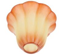 GARVALON Abat-jour Verre Cloche Couleur Dorée Abat-jour Mural et Plafond Verre Dépoli pour Lumière Douce et Décoration Intérieure