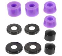 GARVALON Accessoires Trucks Skateboard Amortisseurs PU Violet pour Skateboard Bagues Solide Compatibles Surfskate Rondelles de Pivot pour Vibrations Extérieur