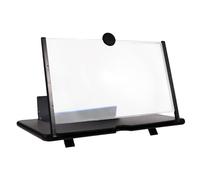 GARVALON Agrandisseur Écran pour Smartphone Support De Téléphone Polyvalent Amplificateur De pour Films Et Cours Ligne Noir