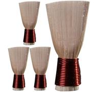 GARVALON Anches Suona Traditionnelles en Canne Naturelle, Lot de 4 Pièces Grand Format pour Débutants et Professionnels, Accessoires Portables pour Instruments à Vent, Remplacement Facile