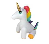 GARVALON Arroseur Gonflable Licorne d'Été 1 Pièce pour Jardin et Pelouse d'eau Extérieur pour Garçon et Filles Arroseur de Pelouse Licorne Jet d'eau Amusant pour Jeux d'Été en Plein Air