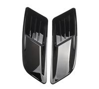 GARVALON Autocollants Pour Grilles D'aération De Voiture Abs Noir Piano Décoration Capot Voiture Extérieur Résistant à La Chaleur Usage Automobile