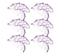 GARVALON Baguettes de Fée Étoiles avec Rubans Colorés et Clochettes Lot de 24 Pièces Légères en Bois Accessoires Magiques pour Mariage Fêtes et Décorations Féériques