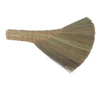 GARVALON Balai de Paille Artisanal à Main Balayette Douce Anti-Statique en Fibres Naturelles Petite Taille pour Dépoussiérage Intérieur Canapé et Lit Balai Chinois Traditionnel