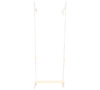 GARVALON Balançoire Poule Bois avec Échelle pour Perchoir Oiseaux Balançoire pour Calopsittes et Perroquets Support de Jeu Suspendu pour Volière Extérieure et Cage