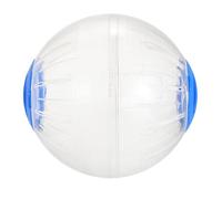 GARVALON Balle de Course pour Hamster 15 CM en Plastique Résistant Bleu d'exercice Interactif pour Petits Animaux Balle Roulante sans Support pour Hamster Souris et Hérisson Enclos