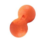 GARVALON Balle de Massage Double Mobilité Forme Cacahuète Epp Antidérapante Orange, Appareil de Massage des Tissus Profonds, Soulagement Musculaire, Fitness et Rééducation, Usage Sportif