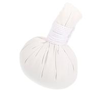 GARVALON Balle de Massage Portable en Herbes Médicinales Boule de Compression de Moxa Naturelle Outil de Moxibustion pour Spa Thaï Balle Chauffante Blanche Moyenne Accessoire de