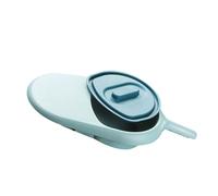 GARVALON Bassin de Lit avec Couvercle Léger et Portable pour Patients Alités Plastique avec Poignée Ergonomique Urinoir Pratique pour Femmes et Hommes Facile à Nettoyer et Confortable