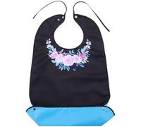 GARVALON Bavoir Adulte Ajustable pour Personnes Âgées Bavoir Repas Anti-fuite Confortable et Vêtements Lavable pour Hommes et Femmes