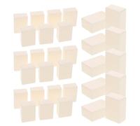 GARVALON Blocs De Jeu Acryliques Blancs 100 Pièces pour Jeu De Dames Et Backgammon Kit DIY Créatif Polyvalent Adapté Aux Adultes Et Familles Et Loisirs