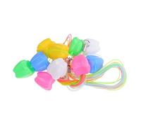 GARVALON Boîte à Dents De Lait Pour Garçon Et Filles, Porte-dents Coloré Compact, Rangement Sécurisé En Plastique, Boîte Souvenir De 10 Pièces, Pour Conserver Les Dents De Lait Et Cheveux De Bébé
